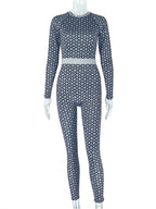 Bold Print Jumpsuit With Color Blocking Patchwork Zip Front