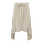 Fashion Irregular Lace Up Skirt