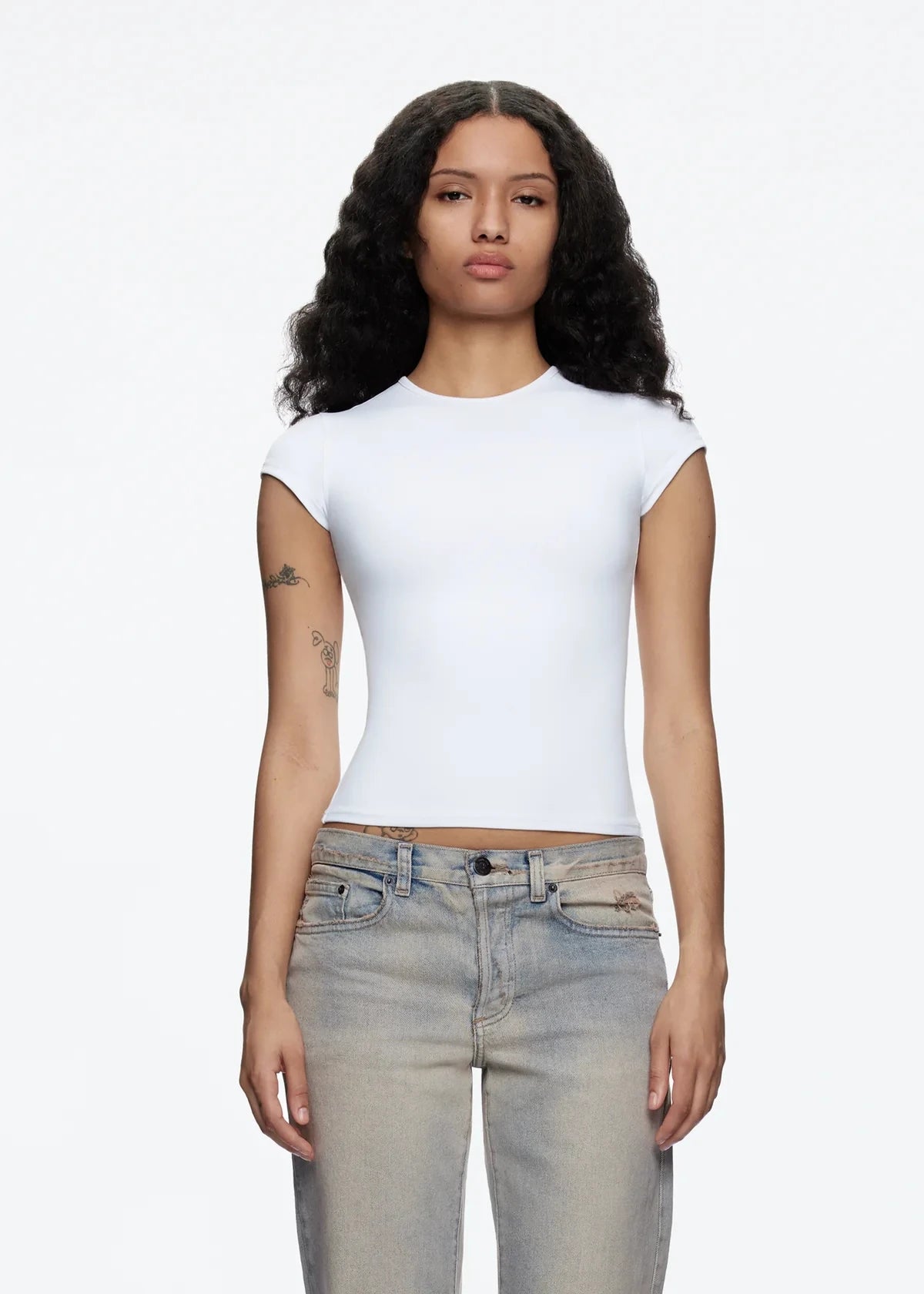Relaxed Tank Top For Women With Round Neck Soft Comfort Fit Flattering Wear