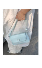 Sweet Harajuku Style Blue Baguette Bag Purse