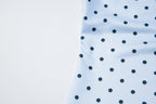 Polka Dot Halter Backless Crop Cami