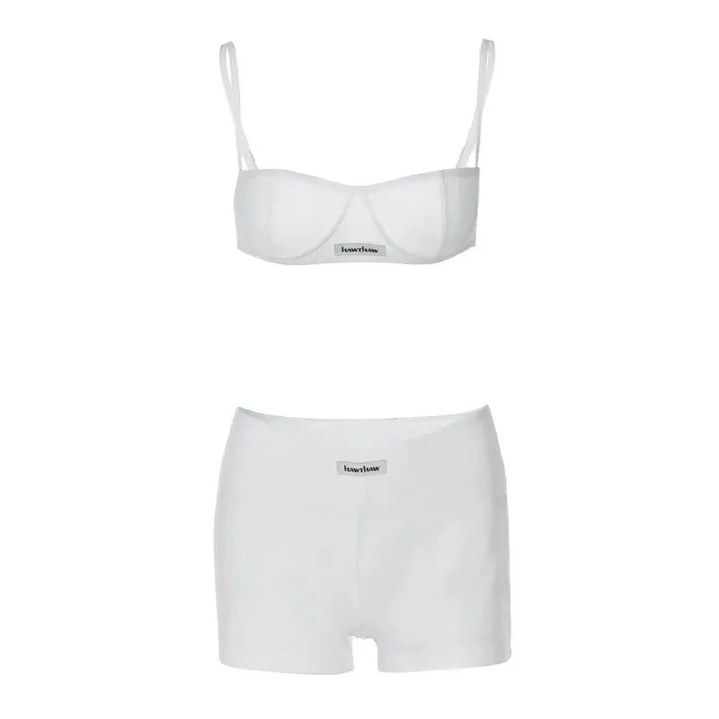 Women Camis Shorts Pants Two Piece Matching Sets