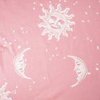 Vibrant Pink Patchwork Flared Pants With Elastic Waist And Wide Leg Streetwear Abstract Print