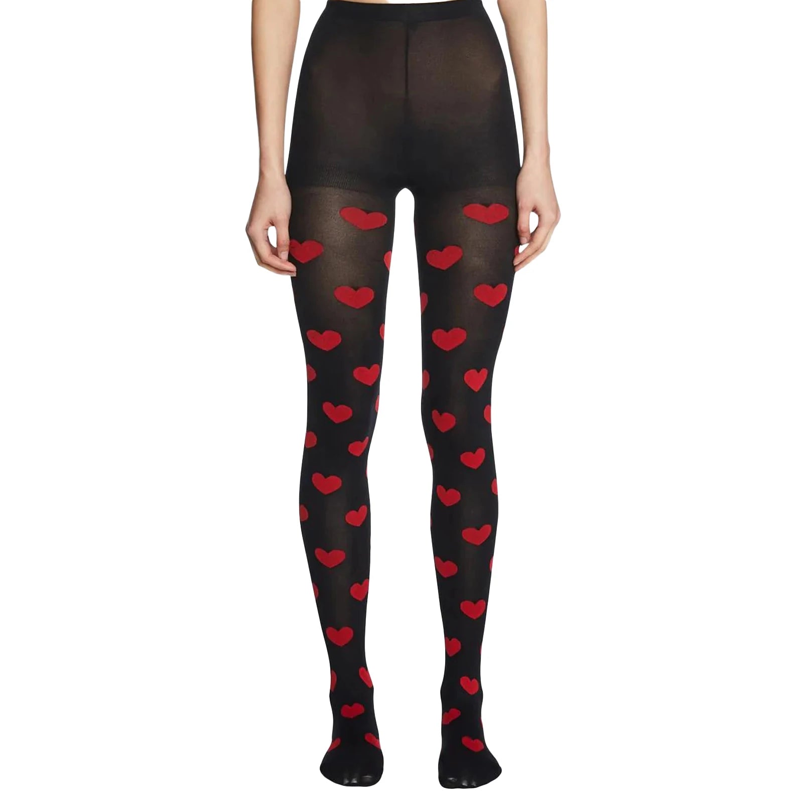 Tie Dye Mesh Stockings With Sheer Finish And Hollow Out Pattern
