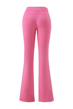 Two Piece Slim Fit Letter Print Hooded Zipper Jacket And Pants Set Open Thread Design