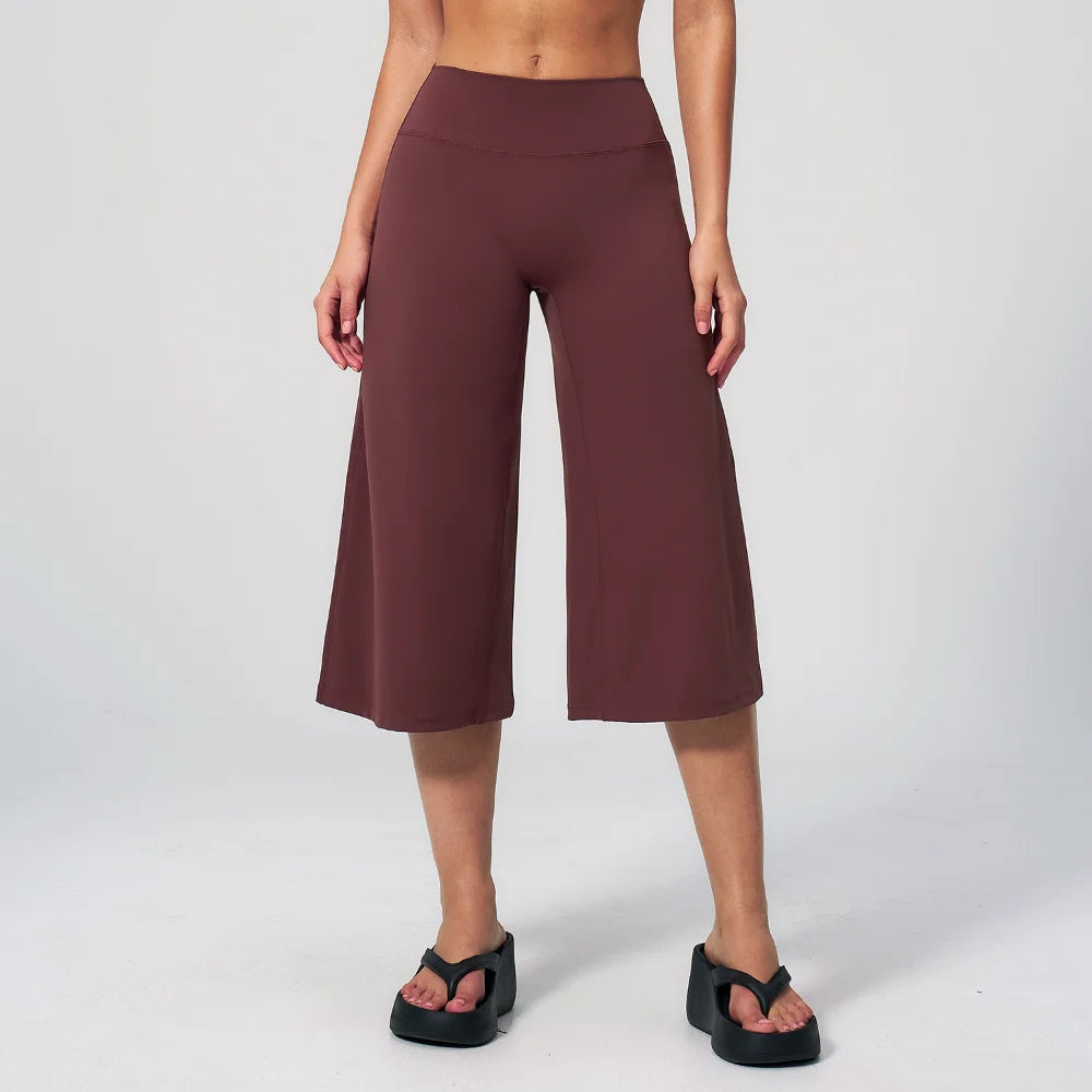 High Waist Wide Leg Yoga Pants For All Day Comfort