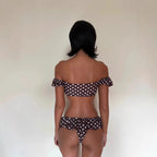 Polka Dot two piece Bikini Set For Sunny Beach Days Flirty