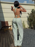 Vacation Set Tank Top And Wide Leg Pants