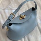 Soft Leather Bucket With Gold Button Tassel Luxe Everyday Shoulder Satchel For Women