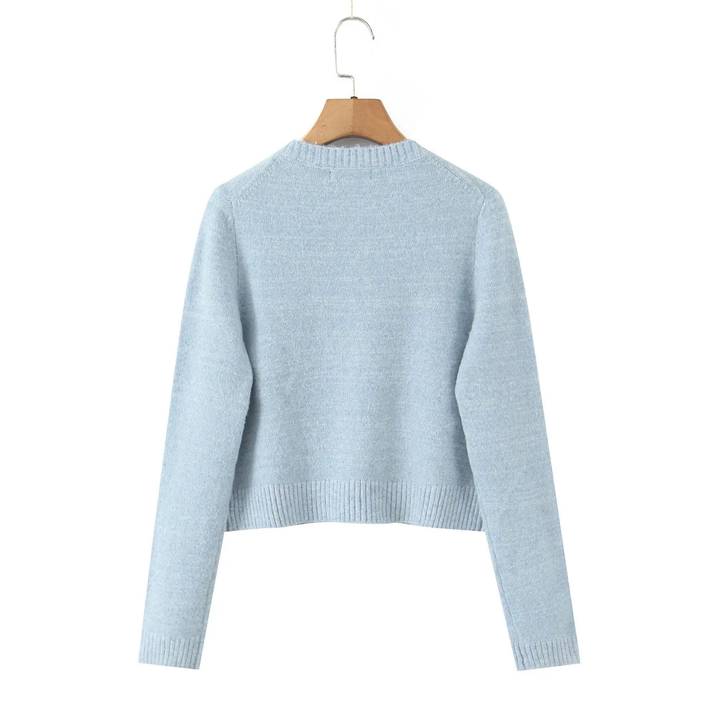 Effortless Embroidered Cardigan For Women