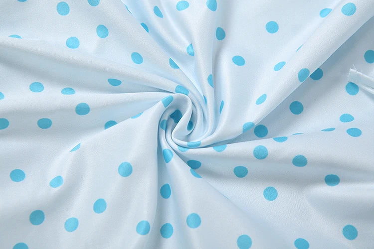 Polka Dot Halter Tank Top Backless Camisole