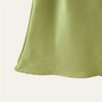 Elegant Silk Satin Halter Maxi Dress Backless Ribbon Tie Evening Gown