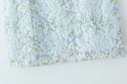 Sweet Floral Print Lace Patchwork Mini Sexy Slim Backless Strap Short Dress
