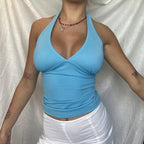 Sleek Off Shoulder Crop Top Bare Back Silhouette