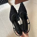 Chic Pointed Toe Slingback Pumps With Breathable Mesh