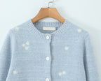 Effortless Embroidered Cardigan For Women