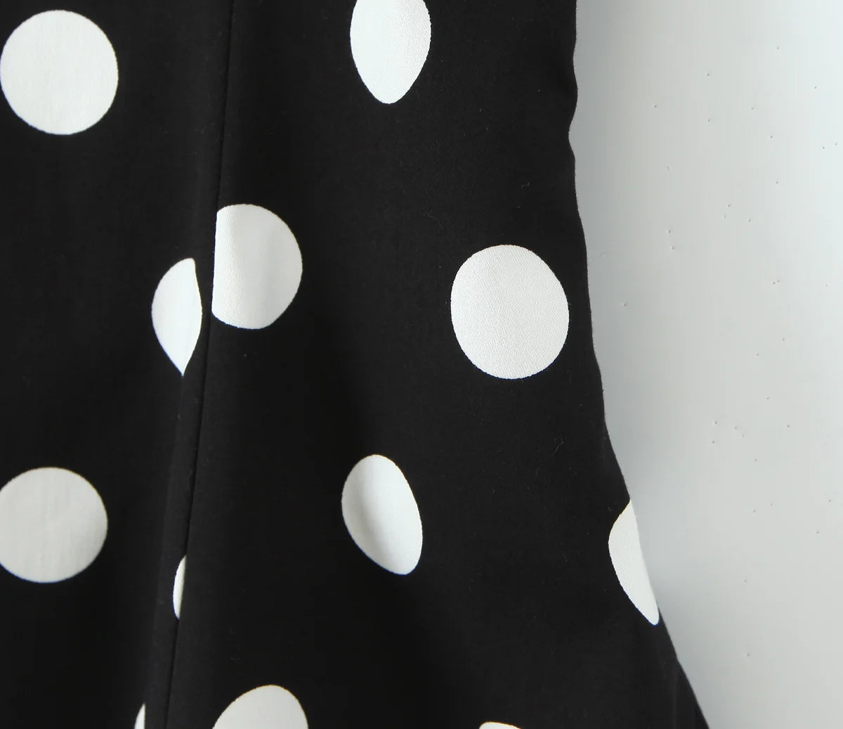 Women Fashion Sleeveless Backless Sexy Black Polka Dot Bow Neck Halter Top