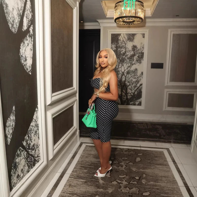 Two Piece Spaghetti Strap Crop Top And Capris Set Sleeveless Backless Look