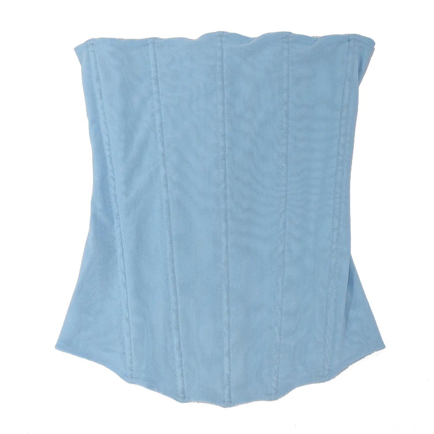 Corsets Women Sexy Sleeveless Breathable Mesh Zip Overbust Bustier Bodice