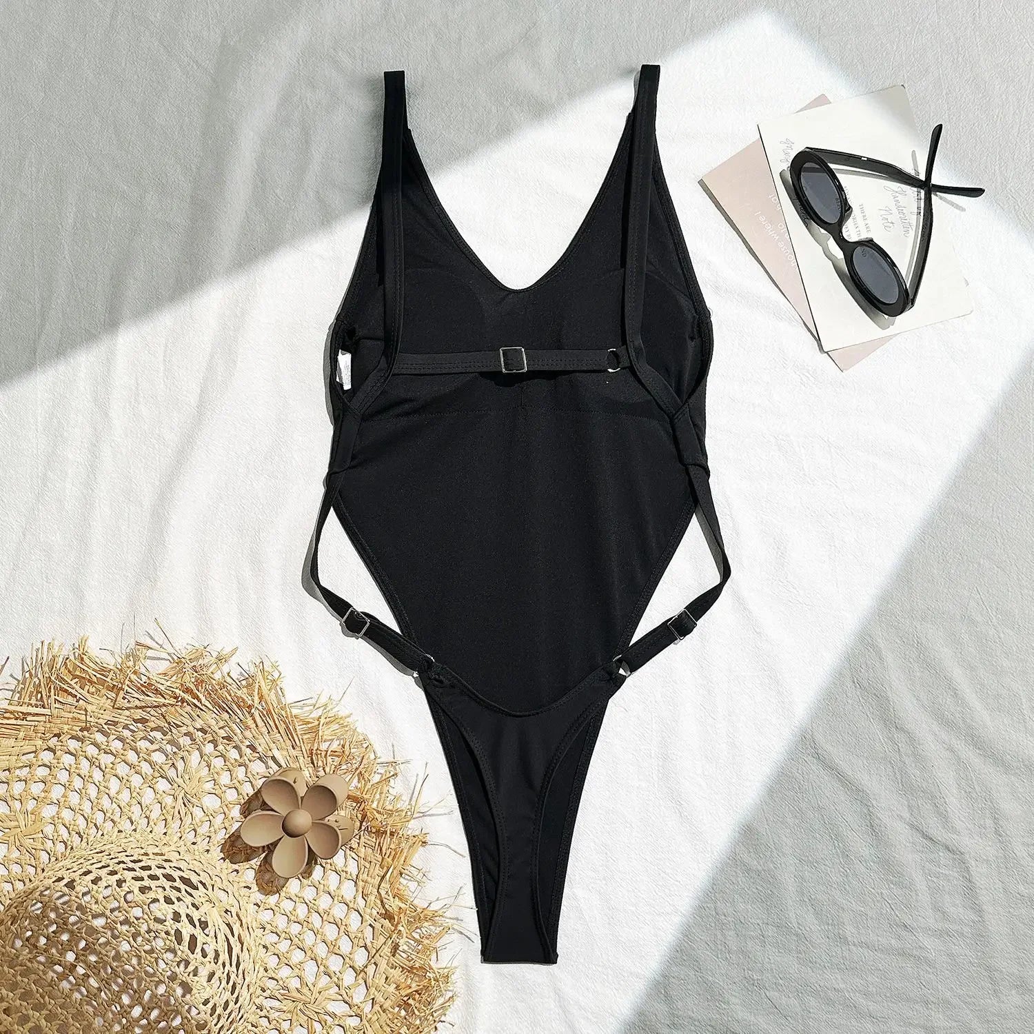 Alluring Micro Backless Monokini Swimsuit For Beachside Glam And High Cut Silhouette