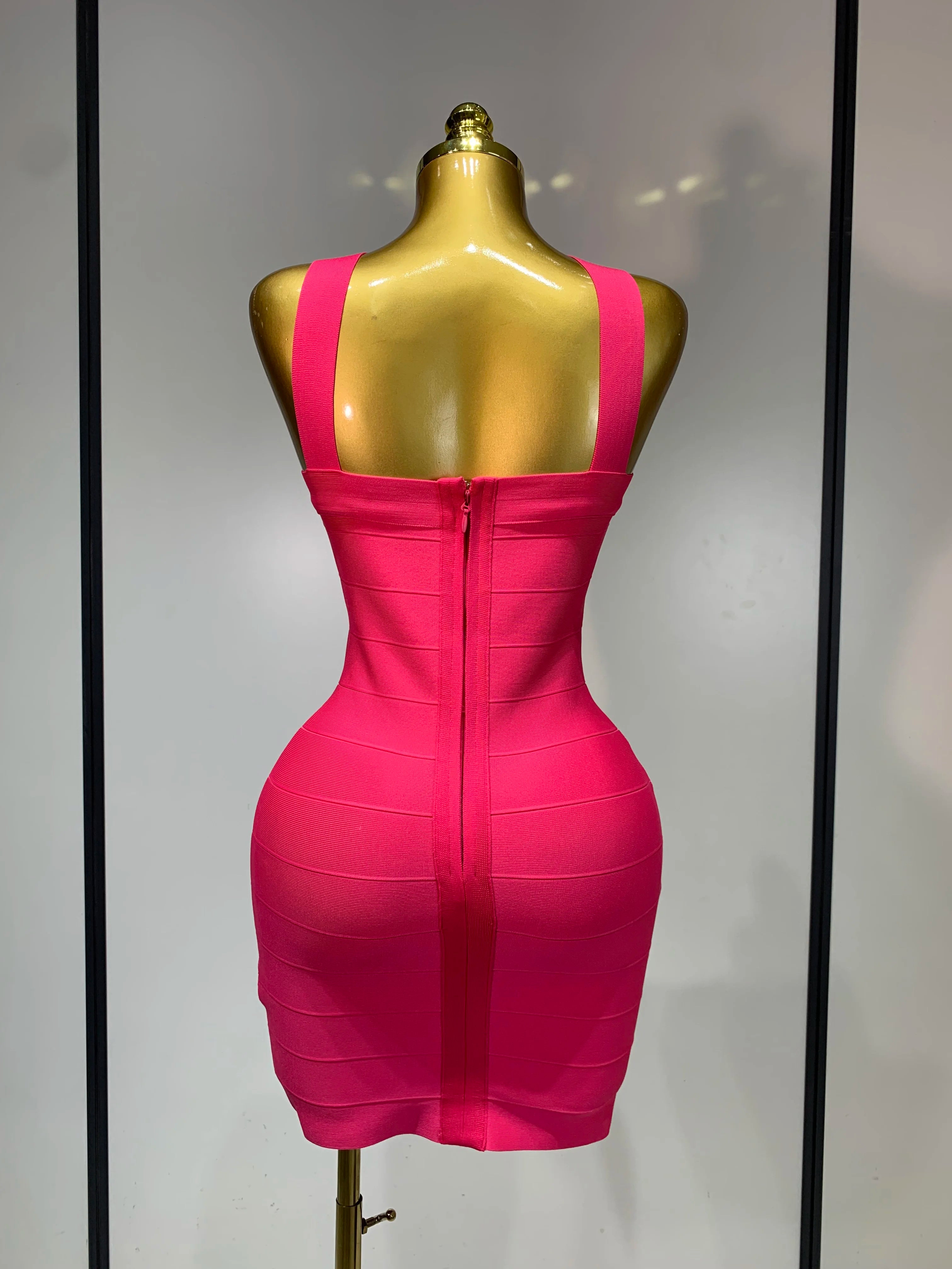 Backless Bodycon Bandage Dress