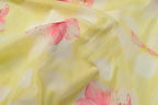 Fashion Floral Print V Neck Backless Sexy Ruffles Irregular Mini Dress