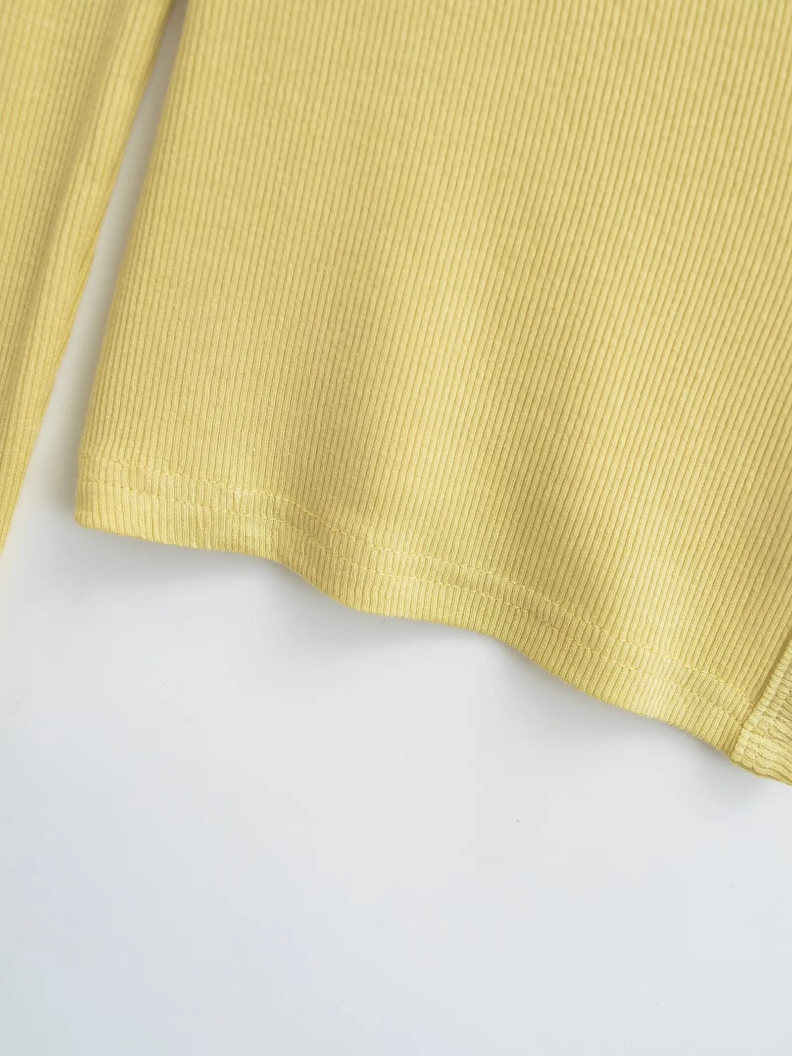 Knit Cardigan With Subtle Side Button Details