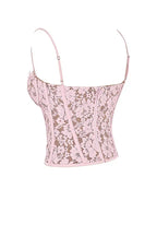 Women's Fashion Lace Spice Sling Vest Fishbone Top