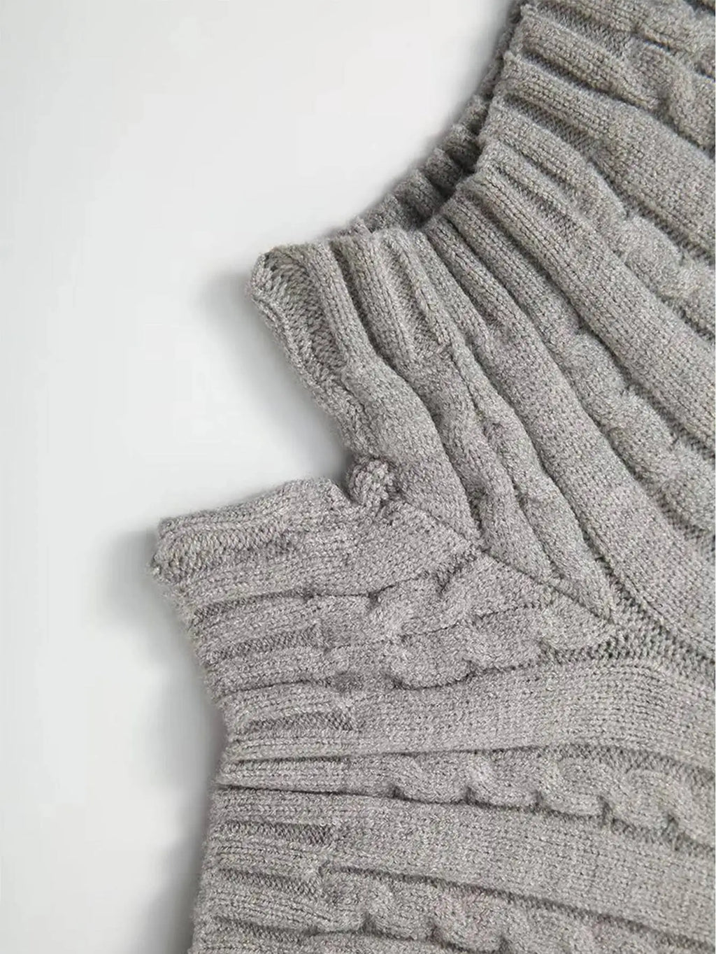 Sexy Vintage Hooded Knitted Long Sleeve Set