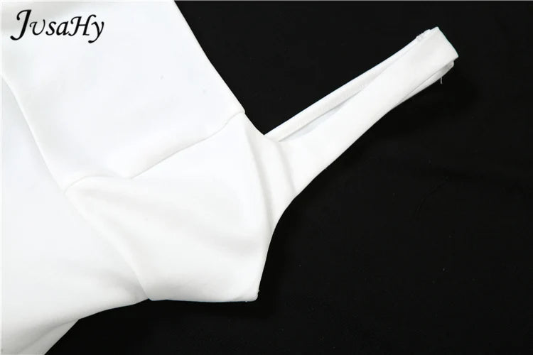 White Backless Halter Bowknot Sweet A Line Mini Dress