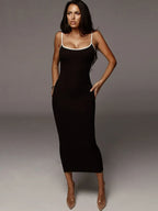 Backless Bodycon Maxi Dress