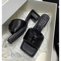 Sandals With Block Heel And Platform
