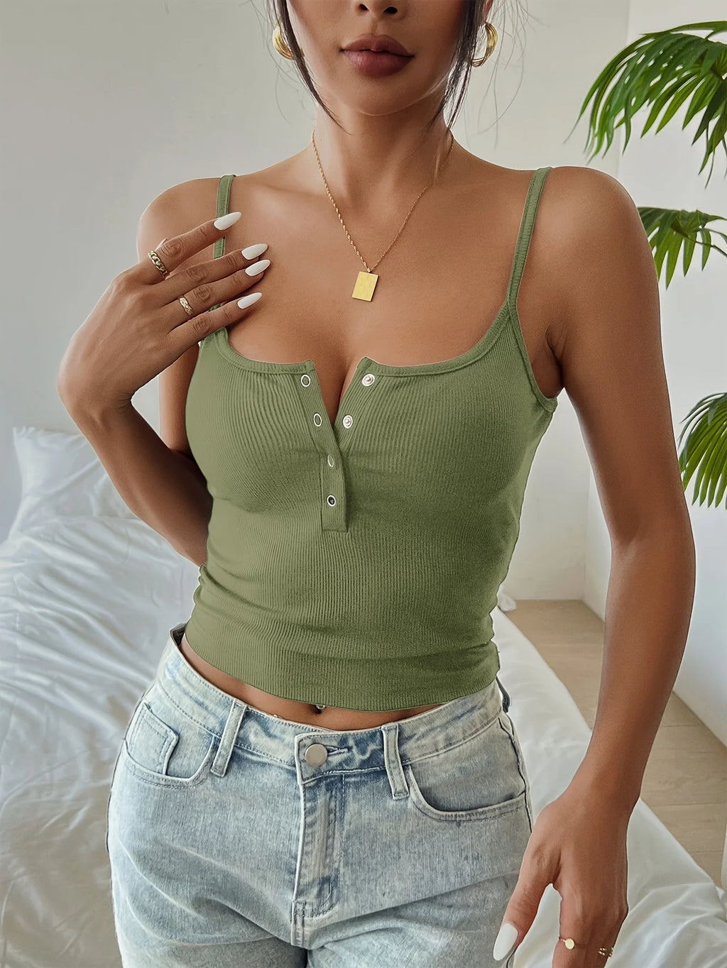 Cropped Corset Top With Suspenders Chic Retro Camisole Vest