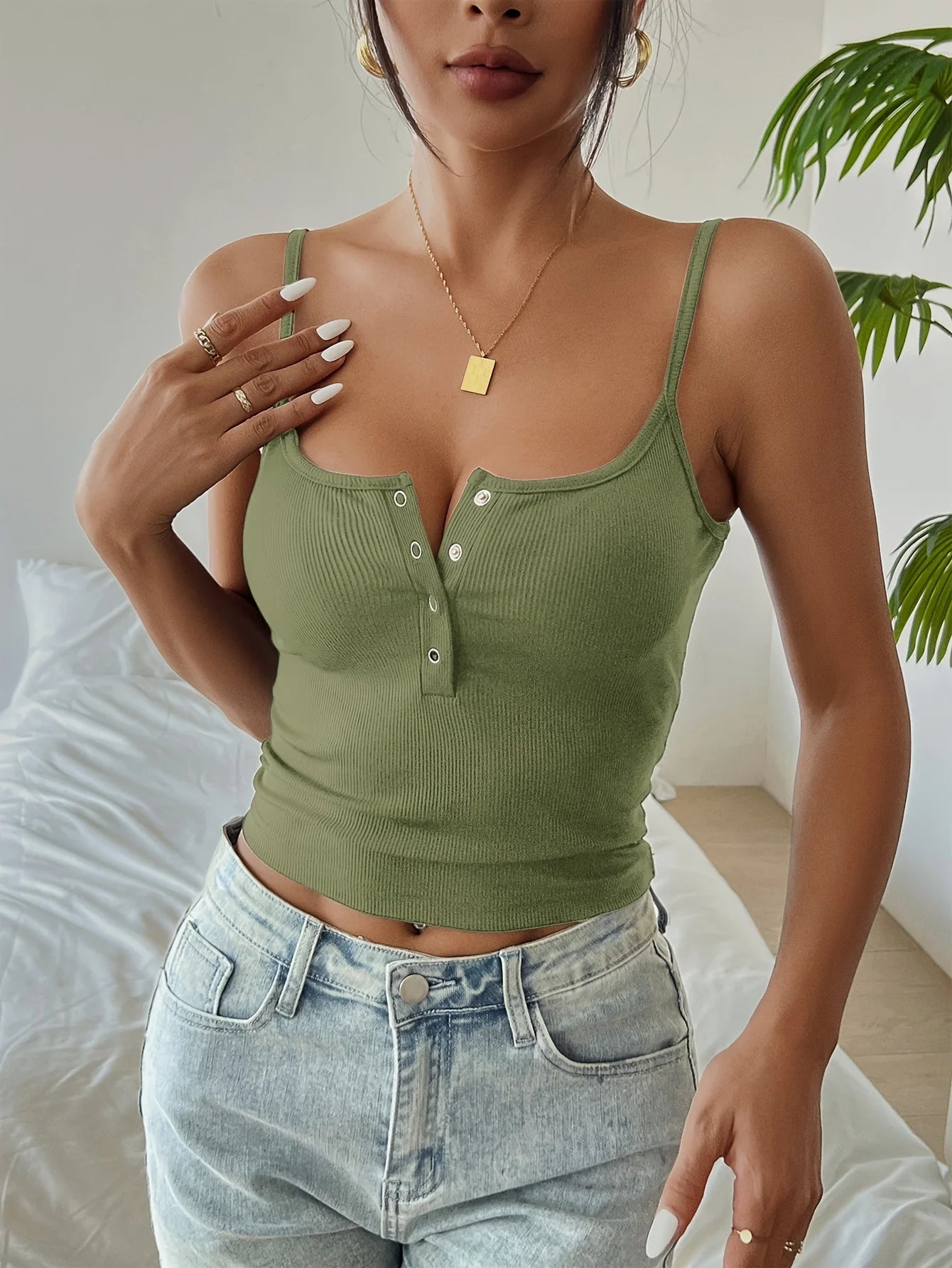 Cropped Corset Top With Suspenders Chic Retro Camisole Vest