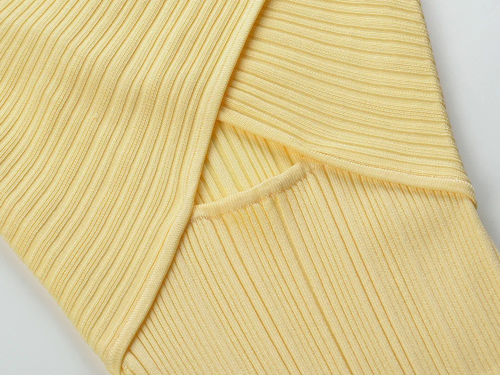 Lace Collar Splice Dress Slimming Fish Tail Gown
