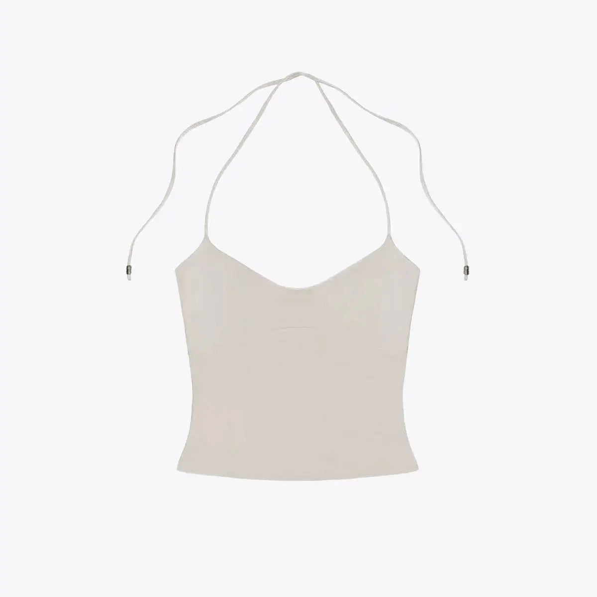 Lace Up Halter Tank And Suspender Long-sleeves Open Back Design For Chic Vibe