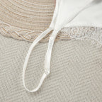 Sexy White Spaghetti Strap Short Lace Pullover Ruched Backless Nightgown