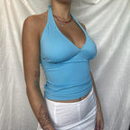 Sleek Off Shoulder Crop Top Bare Back Silhouette