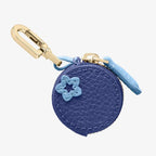 Mini Blueberry PU Leather Pendant Coin Purse Keychain Charm