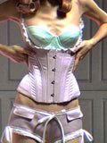 Sweet Romance Patchwork Lace Camisole With Soft Neckline