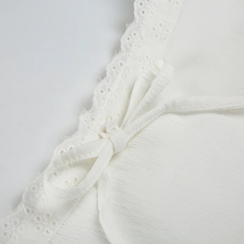 High Waist White Lace Cake Skirt Female Slim A l Skirt