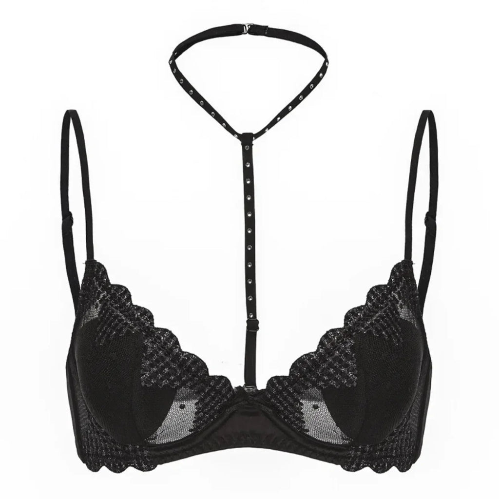 French Embroidered Romance Push Up Bra Set With Steel Ring Delicate Lace And Seductive Coverage