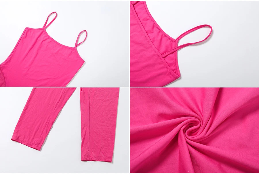 Slim Backless Playsuit With Low Neck High Waist Silhouette Ultra Stretch Sporty Romper