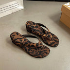Women Slides With Non Slip Grip Clip Toe Comfort Elevated Street Style