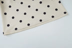 Polka Dot O Neck Crop Tank For Women