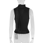 Tank Top For Women V Neck Sleeveless Knit
