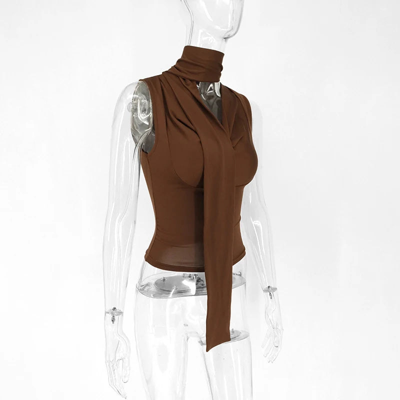 Tank Top For Women V Neck Sleeveless Knit