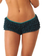 Breathable Solid Color Ruffles Boxer Briefs With Bow