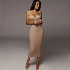 Backless Bodycon Maxi Dress