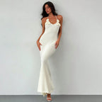 Women Knit Spaghetti Strap Sleeveless